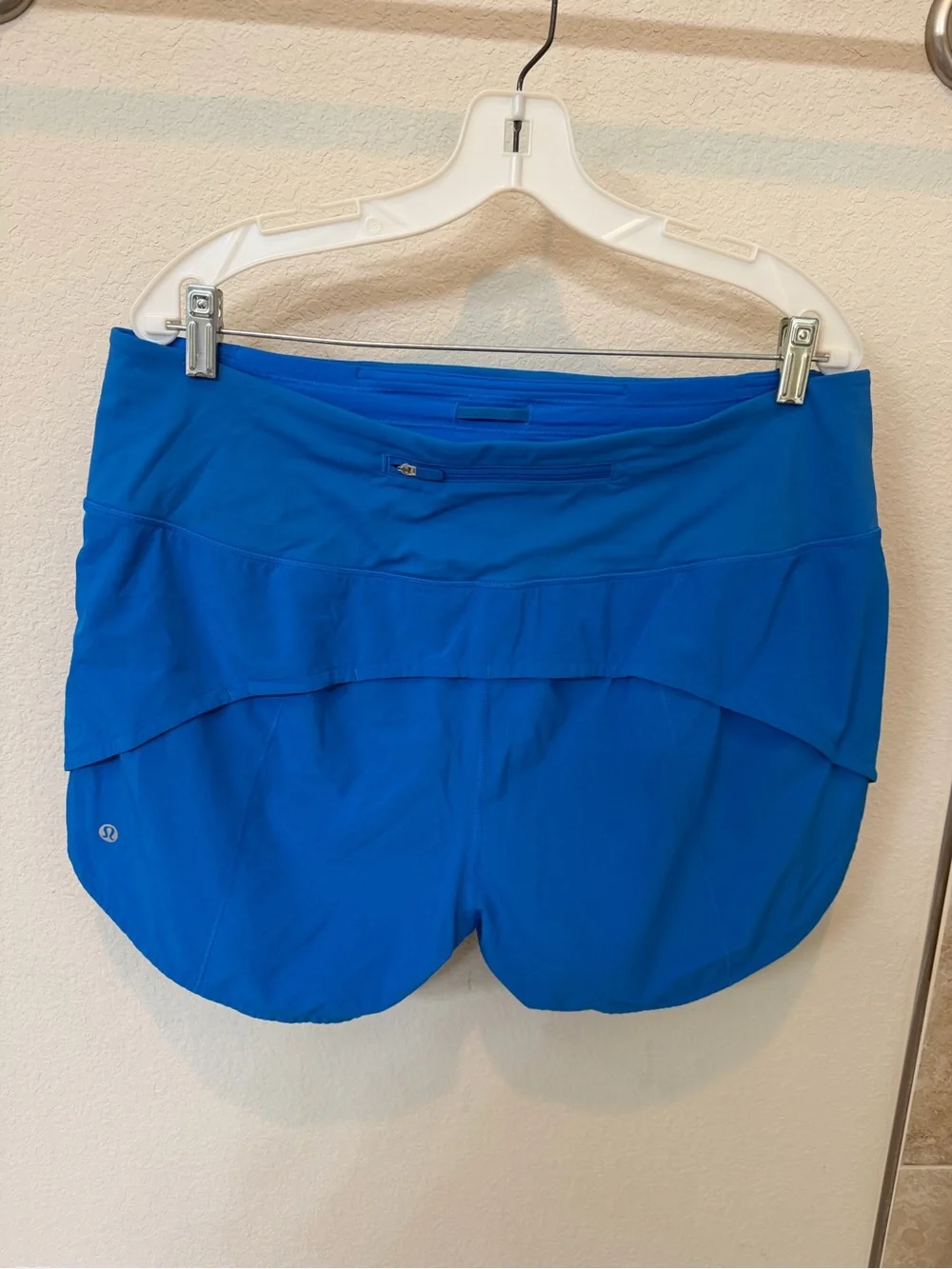 Lululemon High Rise 4” Speed up Shorts